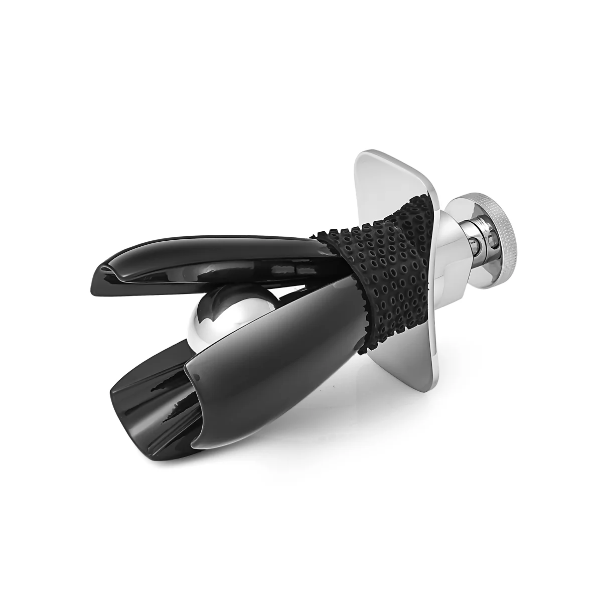 DELUXE CHASTITY BUTT PLUG BLACK