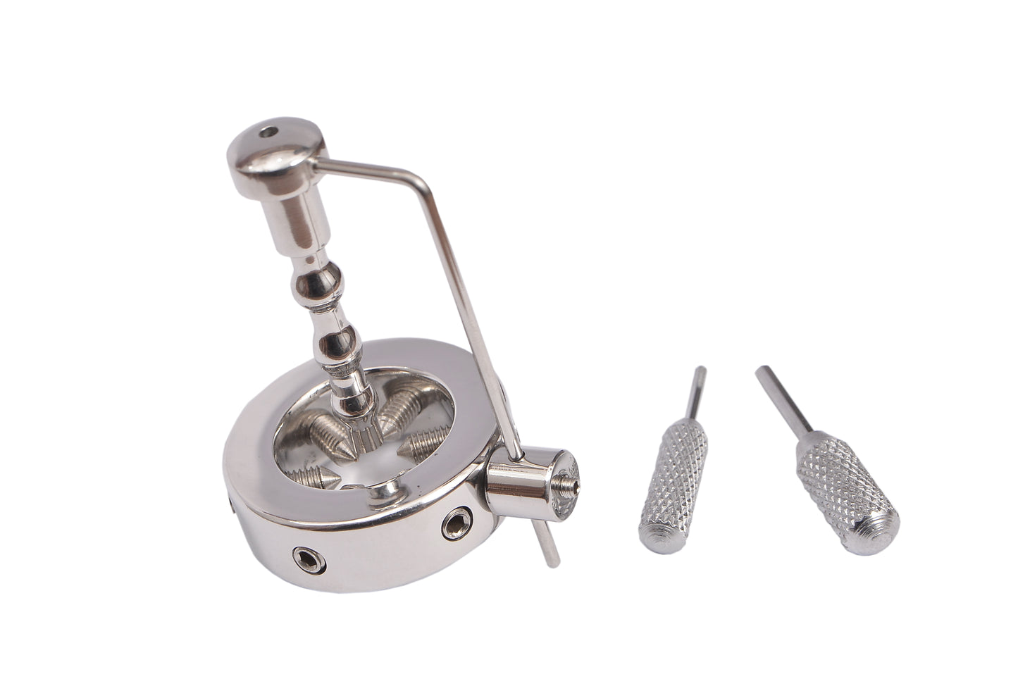 Spiked Glans Ring with Through-Hole Plug – Dual Intensity, Maximum Restraint