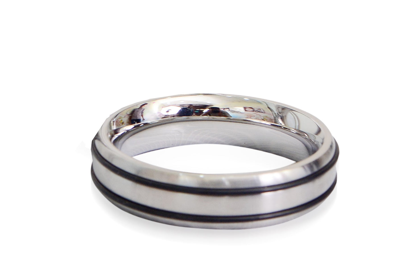 BRUSHED RING WITH TWO RUBBERS