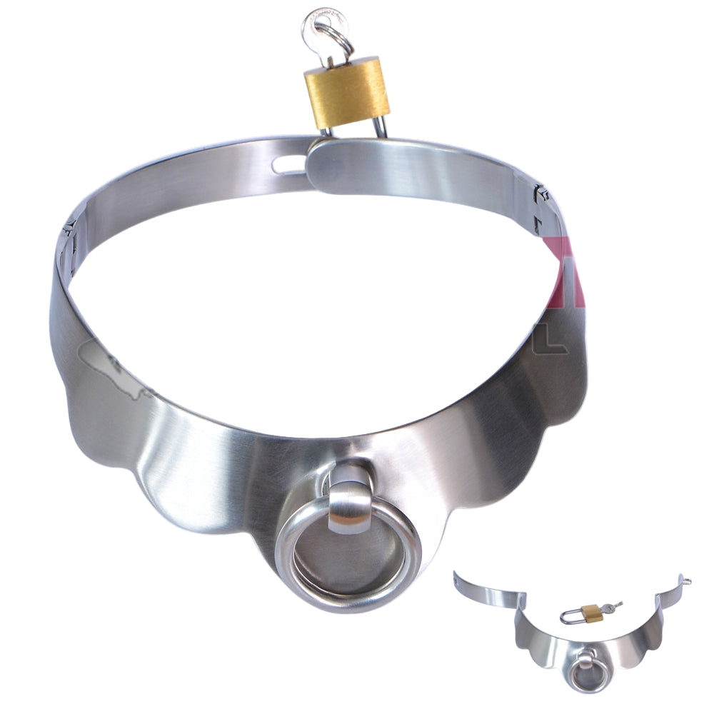 STAINLESS STEEL CROWN STYLE COLLAR WITH O RING