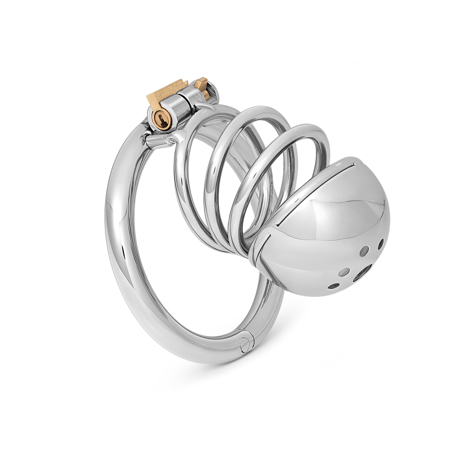VaultLock Precision Chastity Cage – Slim Stainless Steel Design for Daily Discipline