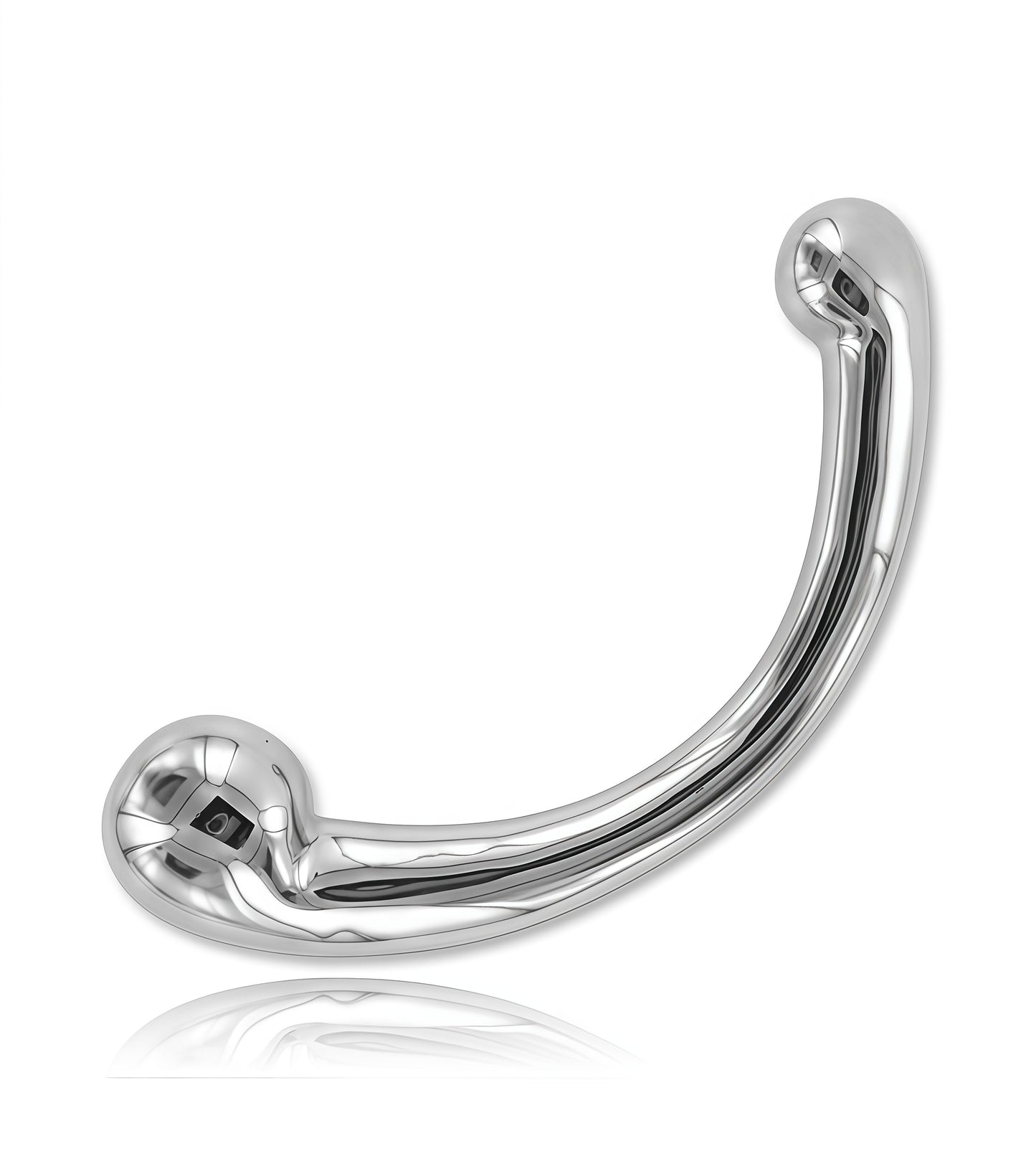 CURVE DILDO STAINLESS STEEL