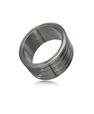 Black Beauty Thick Cock Ring – Heavy-Duty Stainless Steel
