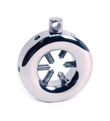 Stainless Steel Glans Ring with Spikes – Focused Restraint, Ruthless Sensation