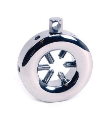 Stainless Steel Glans Ring with Spikes – Focused Restraint, Ruthless Sensation