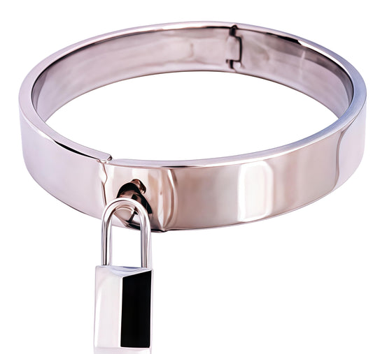 FLAT SLAVE COLLAR LOCKABLE
