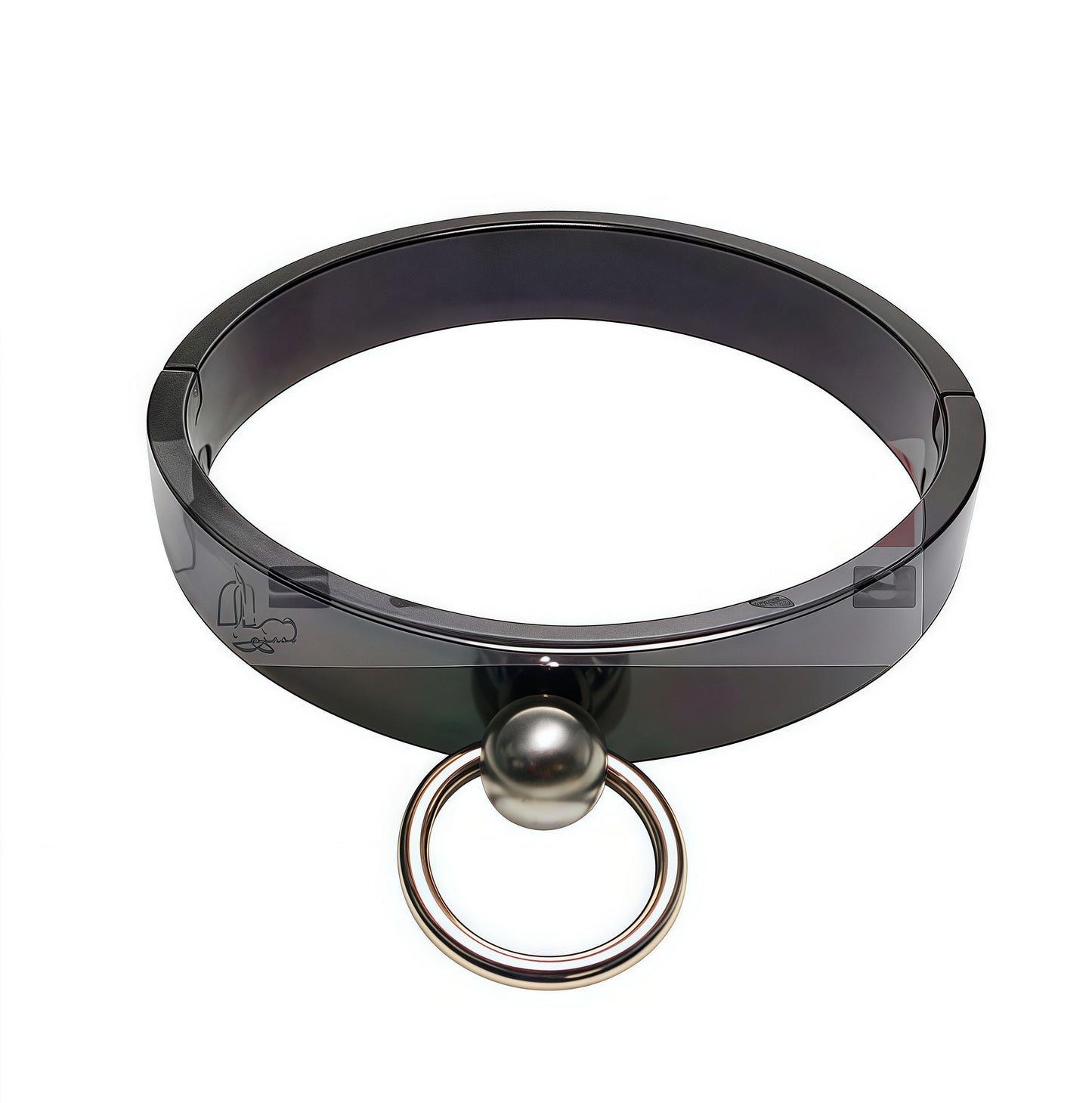FLAT SLAVE COLLAR IN BLACK EDITION