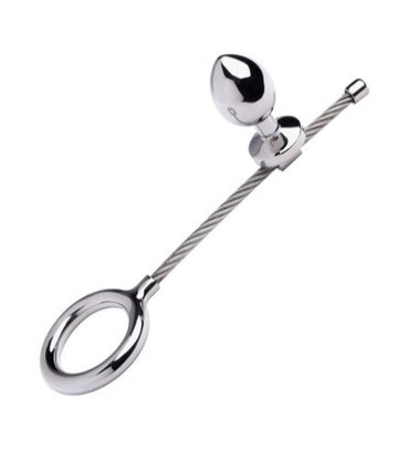 The Cable Cockring with Anal Plug – Dual-Zone Control for Advanced Stimulation