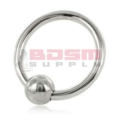 Stainless Steel Glans Ring with Large Ball – Precision Pleasure, Elevated Stimulation