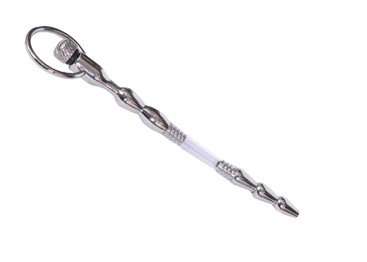 FLEXIBLE DILATOR PENIS PLUG WITH UNSCREWABLE BOTTON