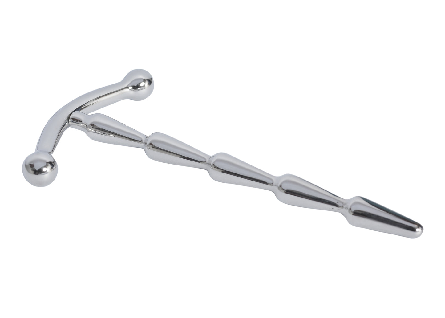 T STYLE RIBBED PENIS PLUG