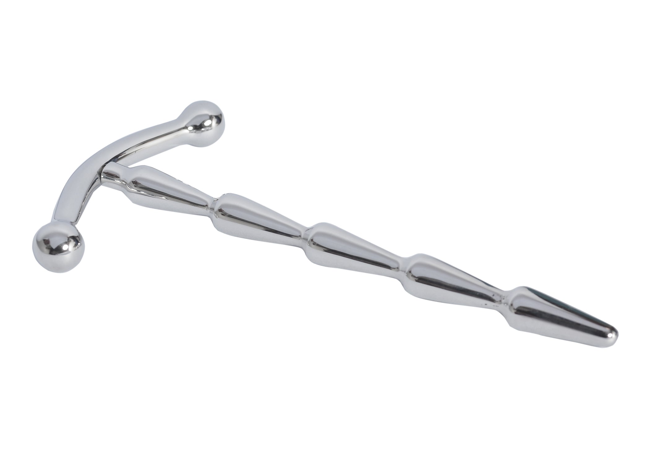 T STYLE RIBBED PENIS PLUG