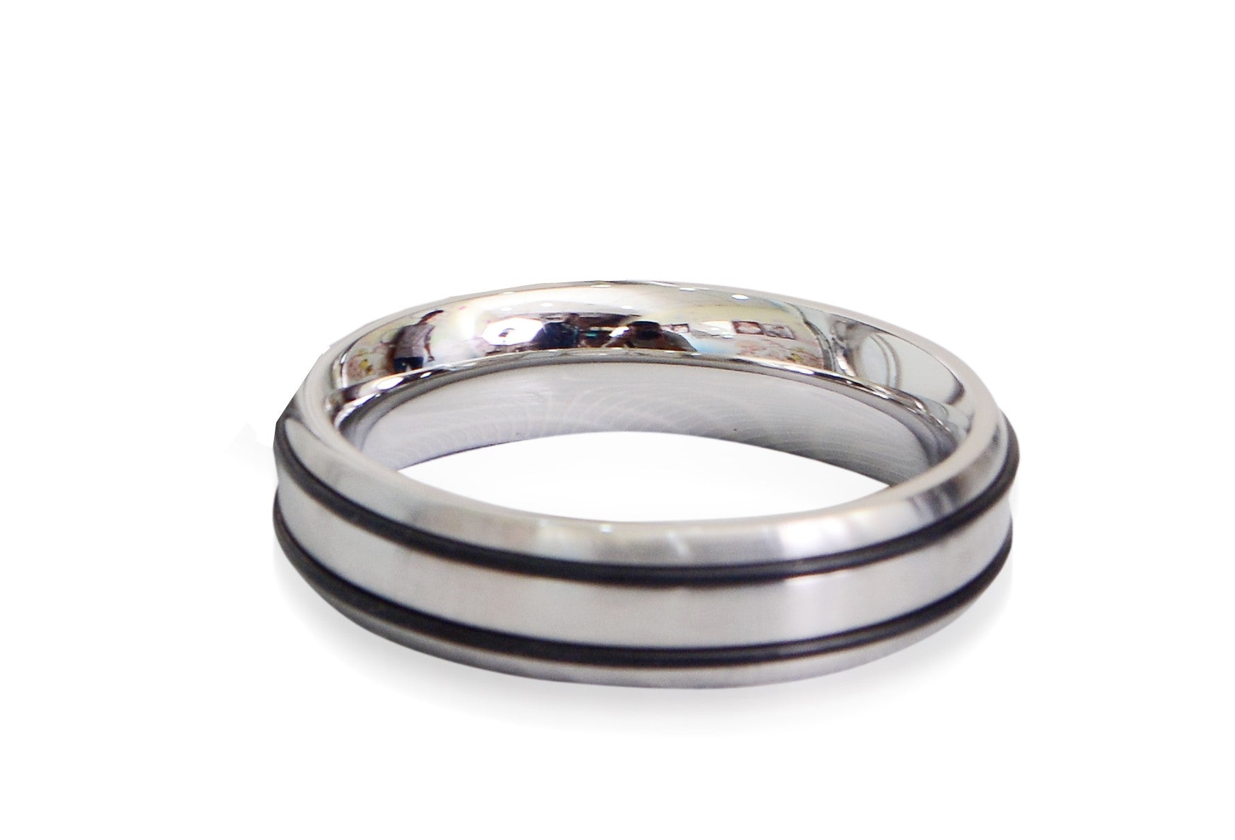 BRUSHED RING WITH TWO RUBBERS