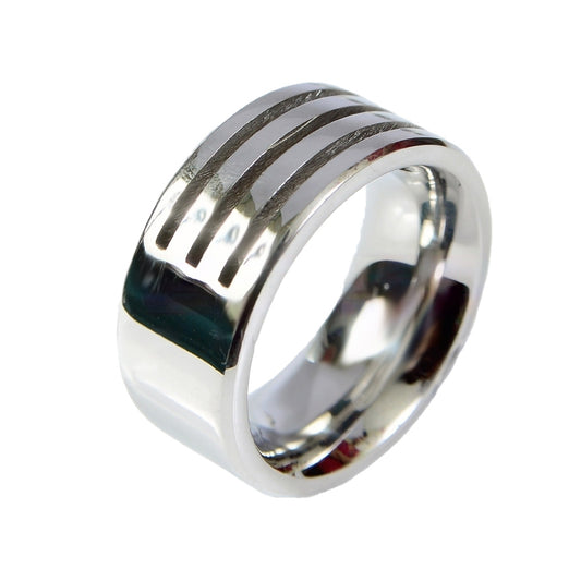 Striped Heavy Duty Cock Ring 20mm – Bold Design with Superior Support
