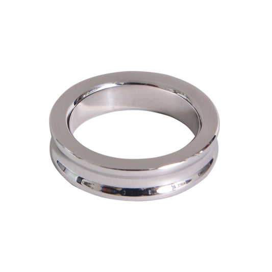 Crescent Glan Ring – Elegant Stainless Steel for Unique Stimulation