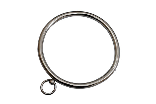 Round Bar Slave Collar with O-Ring – Minimalist Design with Maximum Restraint Options