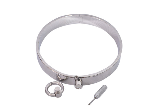 FLAT SLAVE COLLAR WITH ADJUSTABLE RING