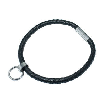 Premium Adjustable Leather Slave Collar – Elegant, Durable, and Comfortable for BDSM Play