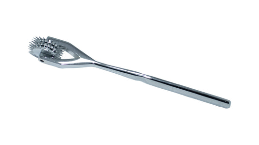 Triple Header Pinwheel – Stainless Steel BDSM Sensation Play Tool for Intense Stimulation