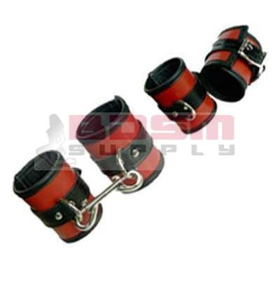 BONDAGE CUFFS IN GENUINE LEATHER