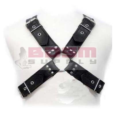 Wide Harness Rings LARGE BUCKLE & WIDE HARNESS – BDSM Supply