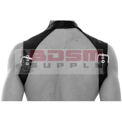 MENS HARNESS WITH NECK COLLAR