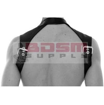 MENS HARNESS WITH NECK COLLAR
