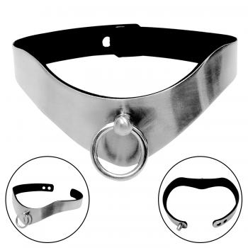 STAINLESS STEEL ERGONOMIC BRUSHED COLLAR BRUSHED WITH O-RING
