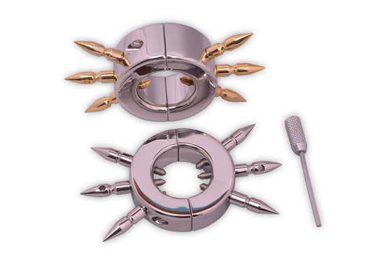 BALL STRETCHER WITH STEEL & BRASS SPIKES