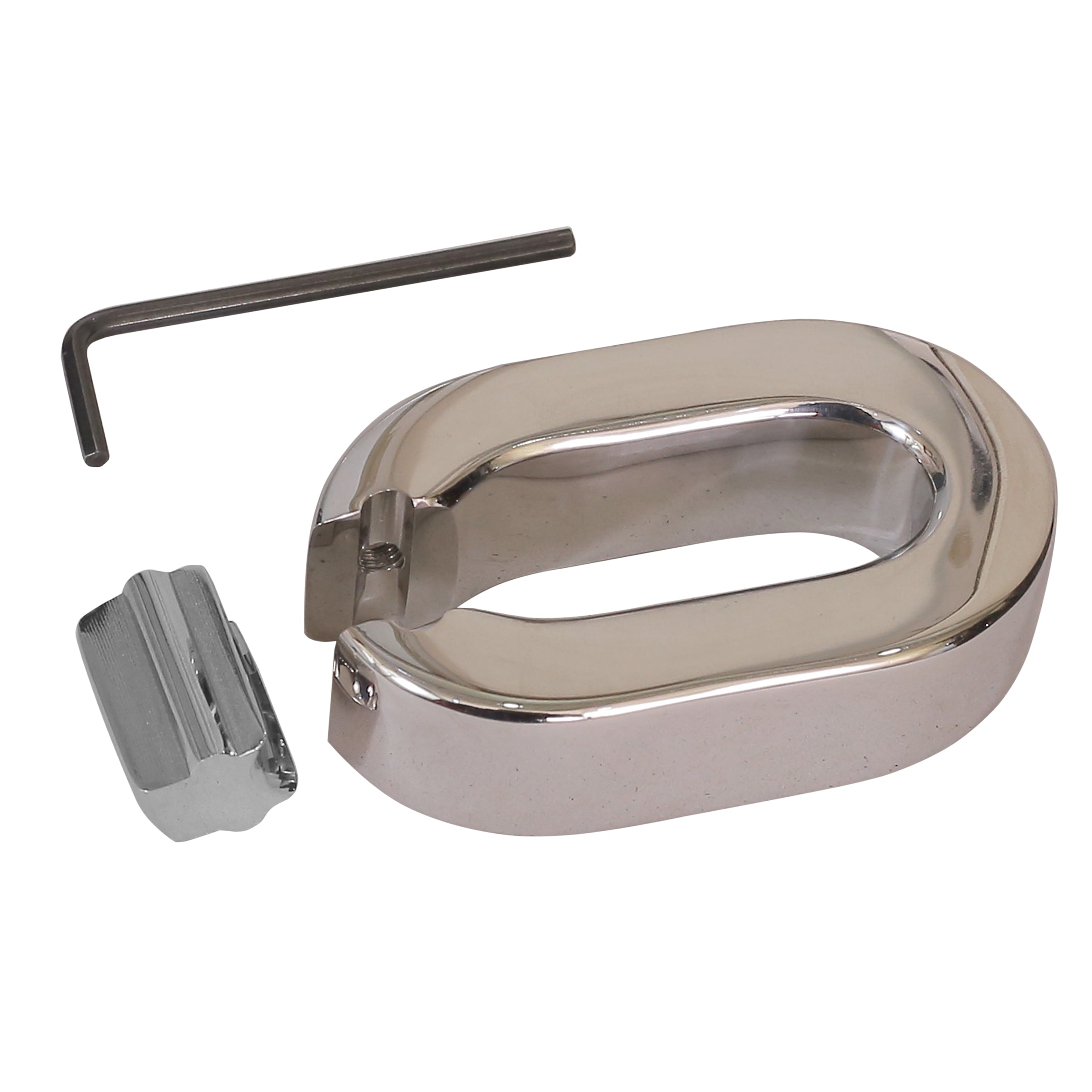 Dead Drop Ball Stretcher – Heavy Stainless Steel BDSM Weight Ring