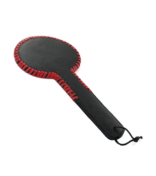 CIRCULAR HEAVY GRAIN LEATHER PADDLE