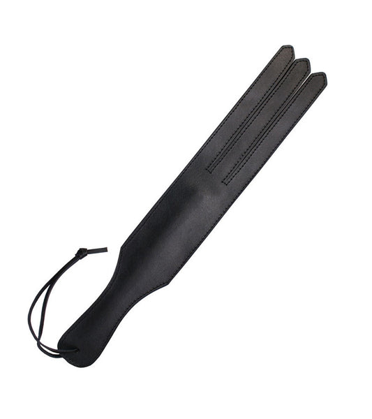 THREE LINES LEATHER PADDLE