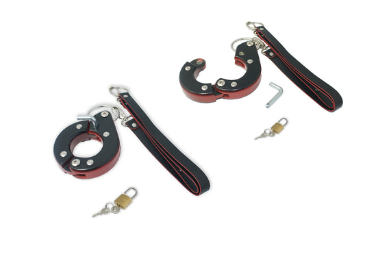 Wooden Cock and Ball Clamp