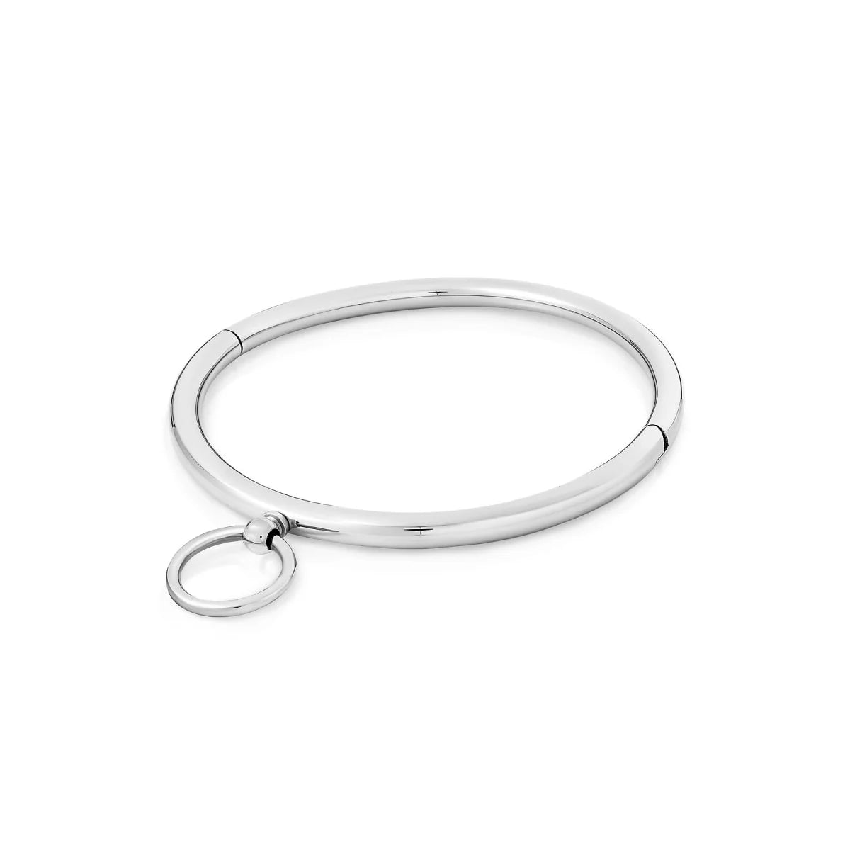 Round Bar Slave Collar with O-Ring – Minimalist Design with Maximum Restraint Options