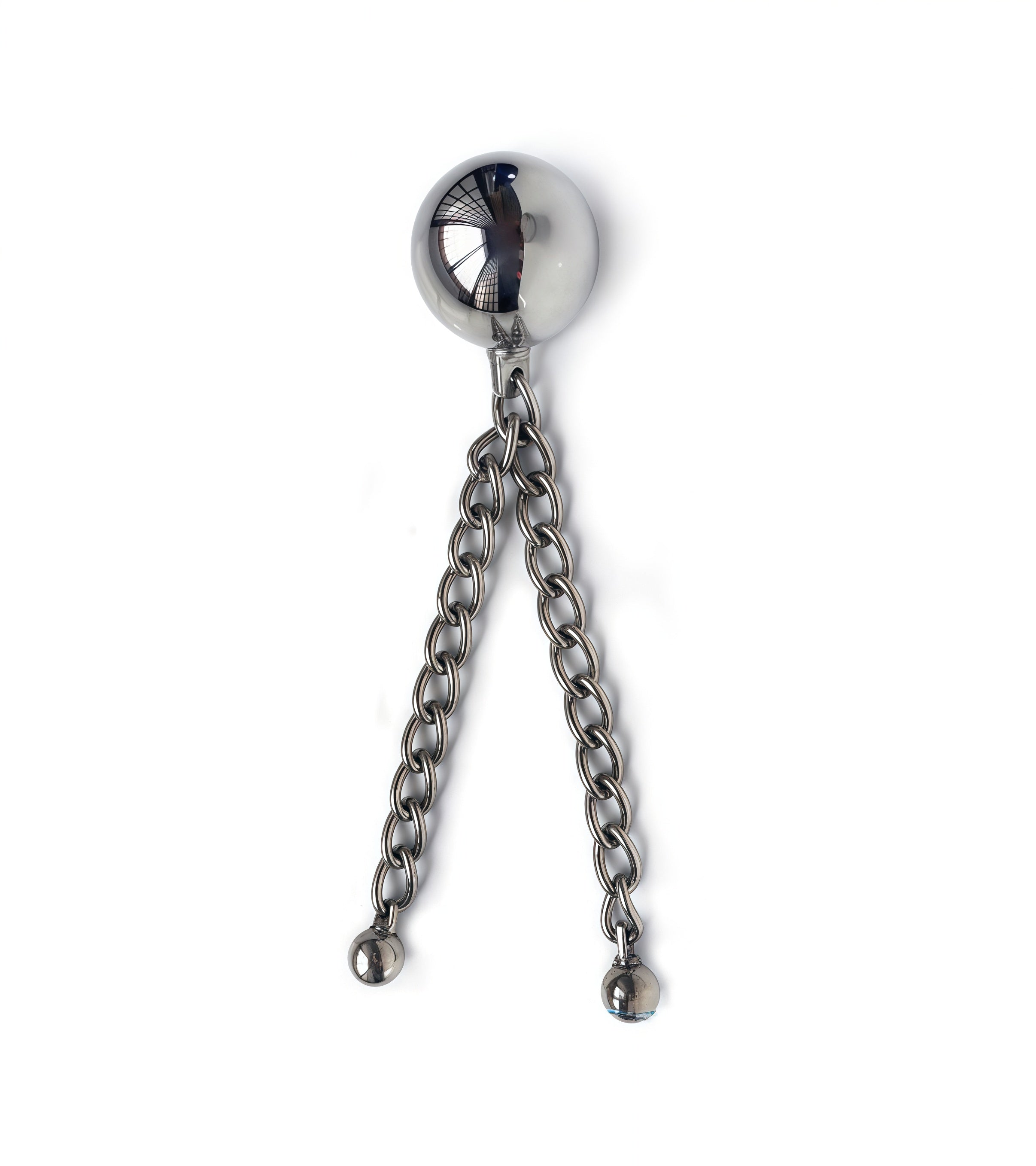 LOVE BALL WITH DOUBLE CHAIN