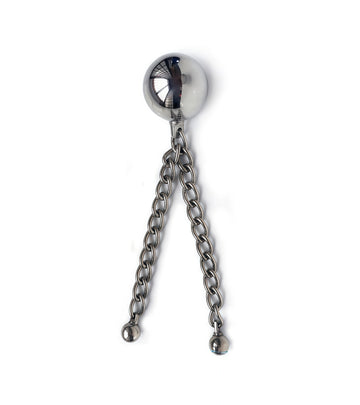 LOVE BALL WITH DOUBLE CHAIN