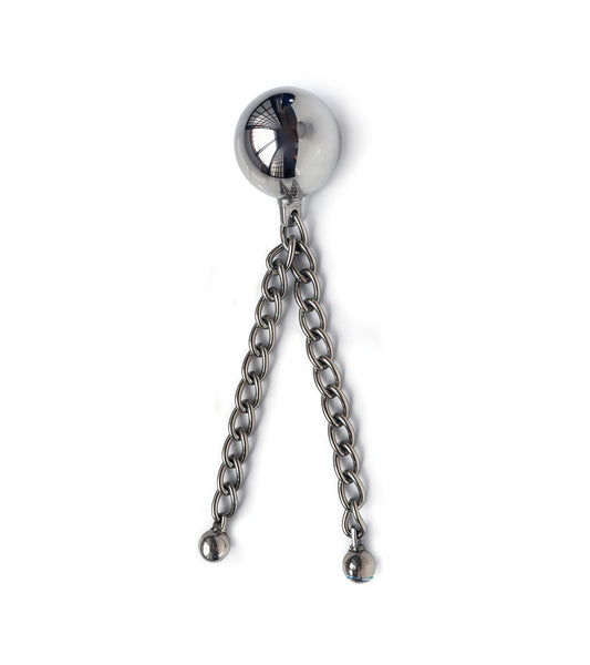 LOVE BALL WITH DOUBLE CHAIN