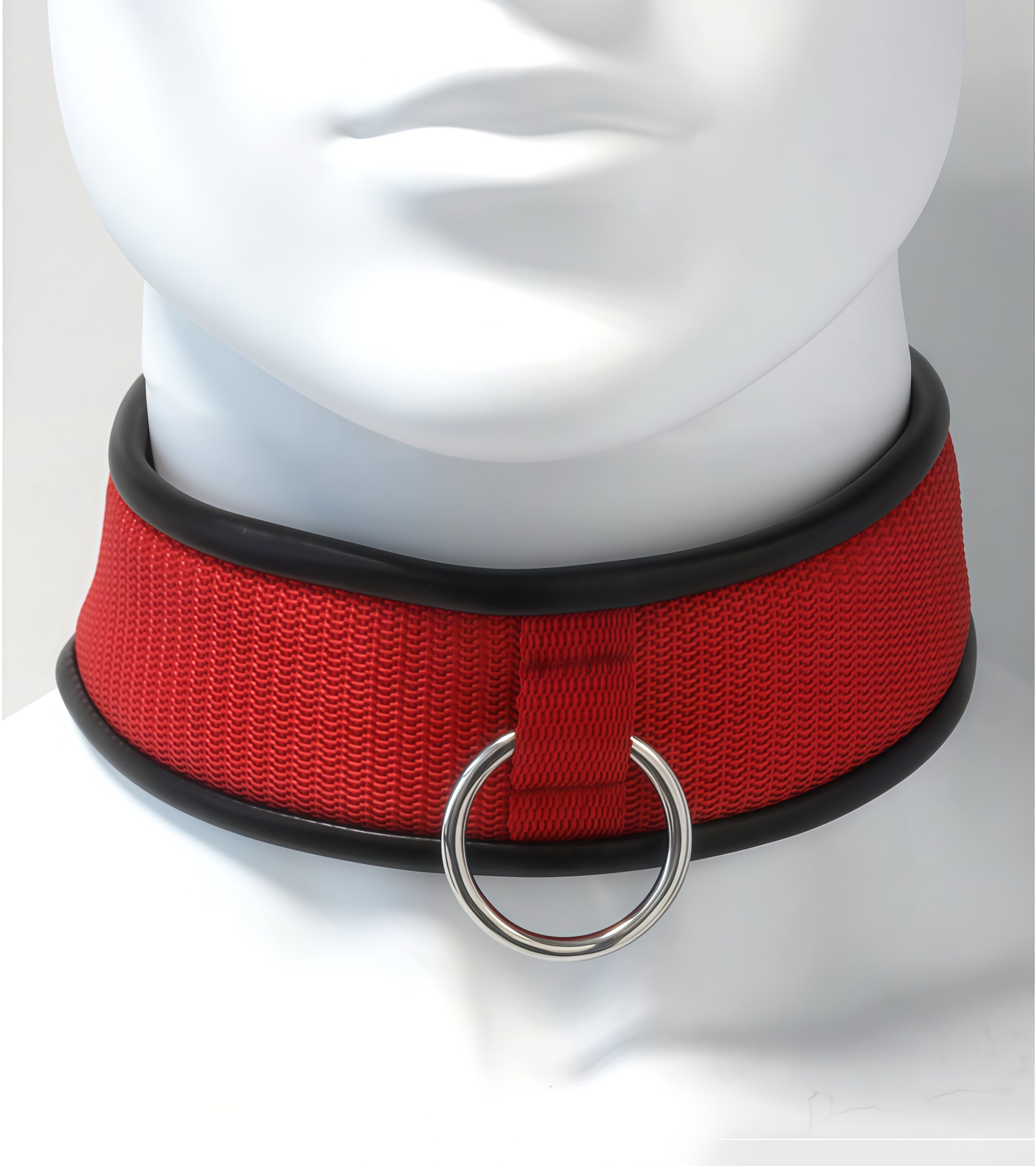 Vibrant Purple & Red  Padded O-Ring Collar for Adult & Alternative Fashion