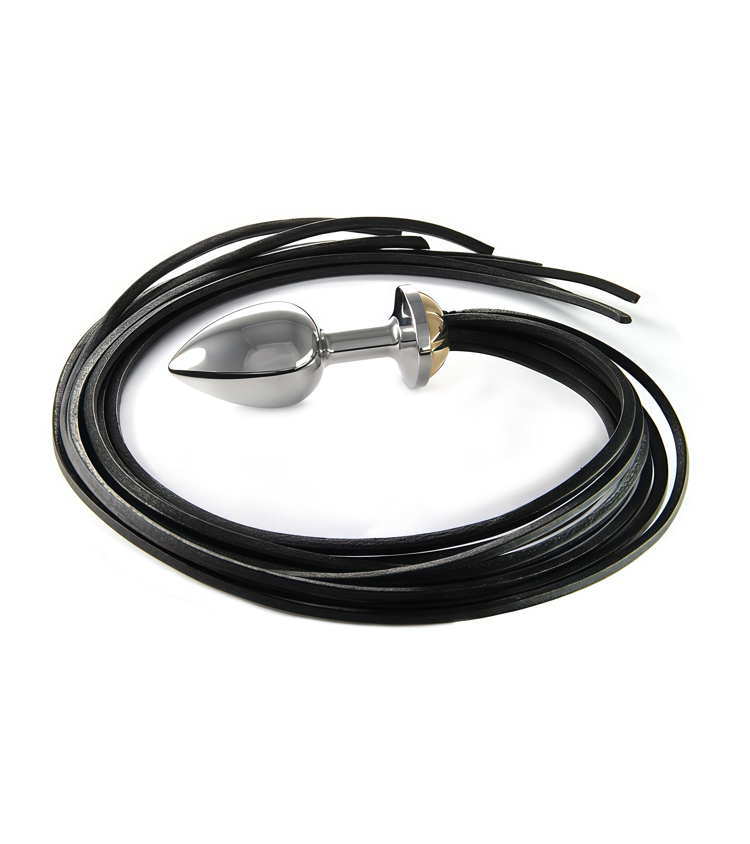 BUTT PLUG LEATHER TAILS