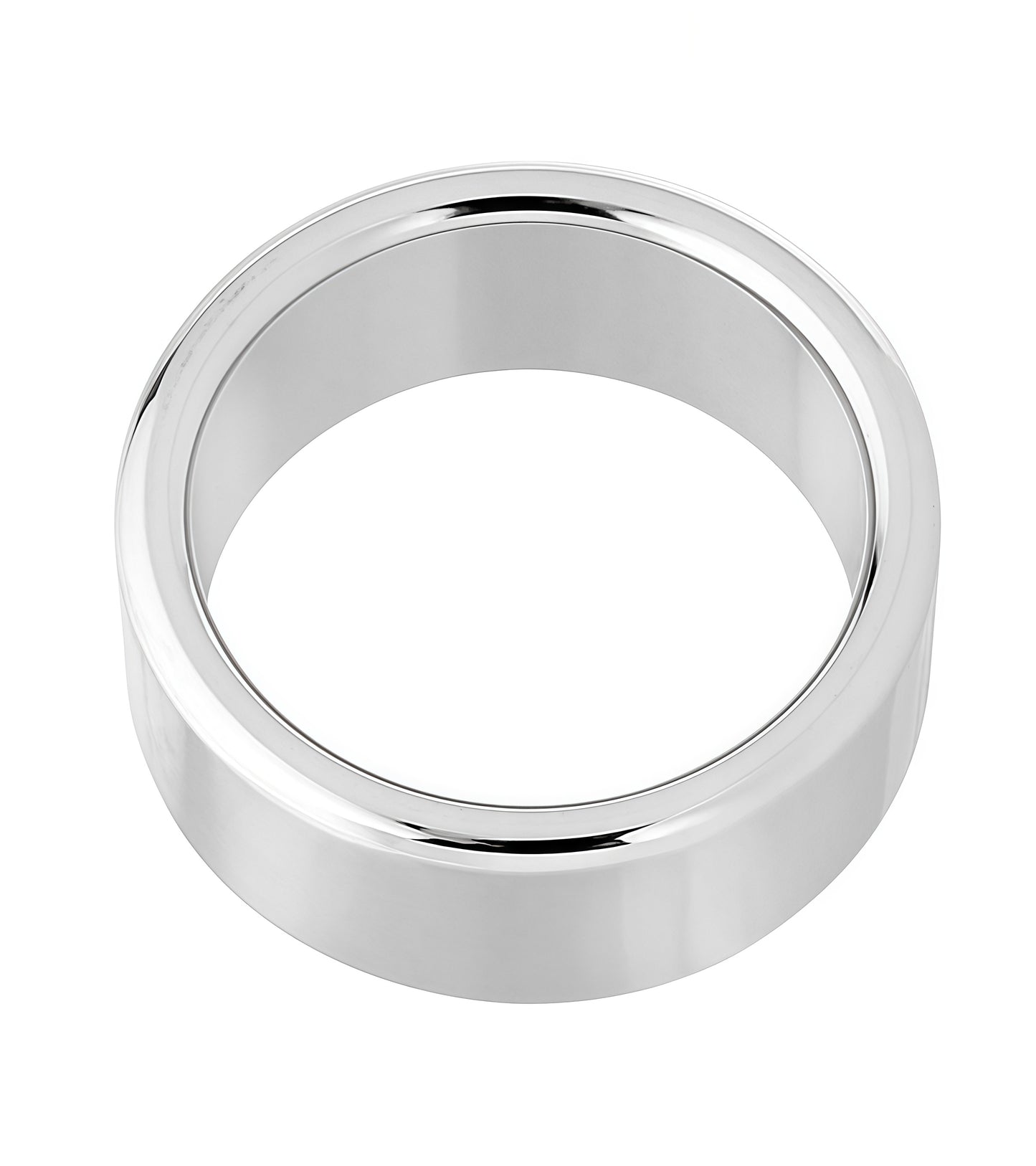 (BRUSHED)FLAT SUPER THICK AND HEAVY COCK RING
