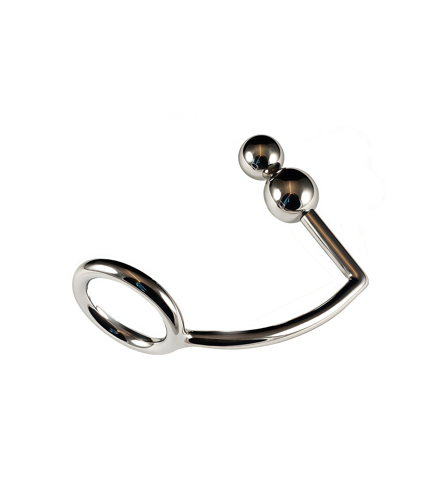 ASSLOCK COCK RING WITH DOUBLE ANAL BALL