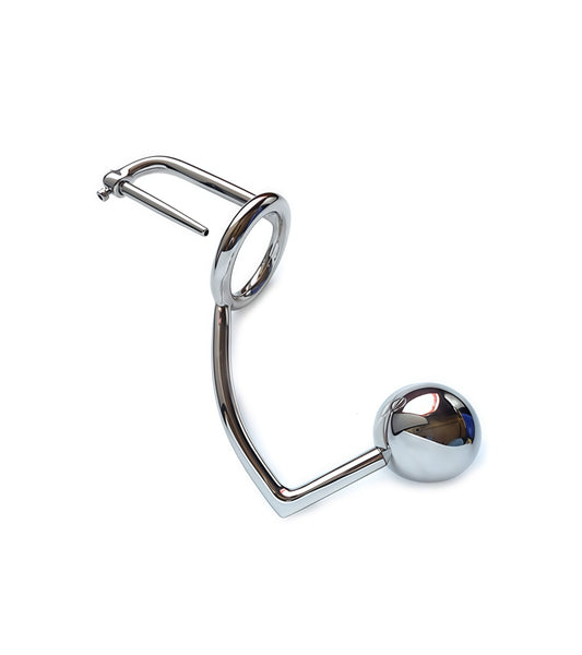 COCKRING WITH ANAL BALL AND PENIS PLUG
