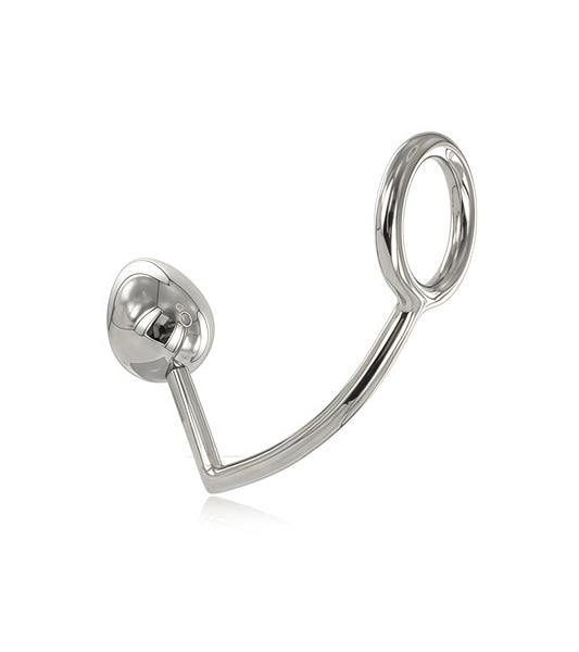 OPEN ABLE ASSLOCK RING WITH ANAL BALL
